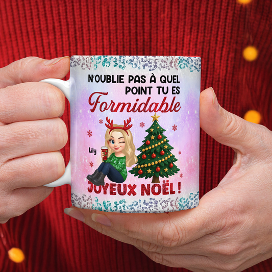 Joyeux Noël ! - Mug Personnalisé 3D Gonflé Effet