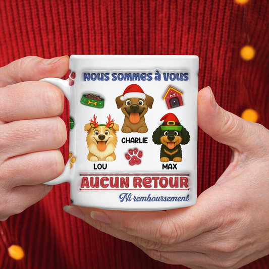 Je Suis à Vous - Mug Personnalisé 3D Gonflé Effet