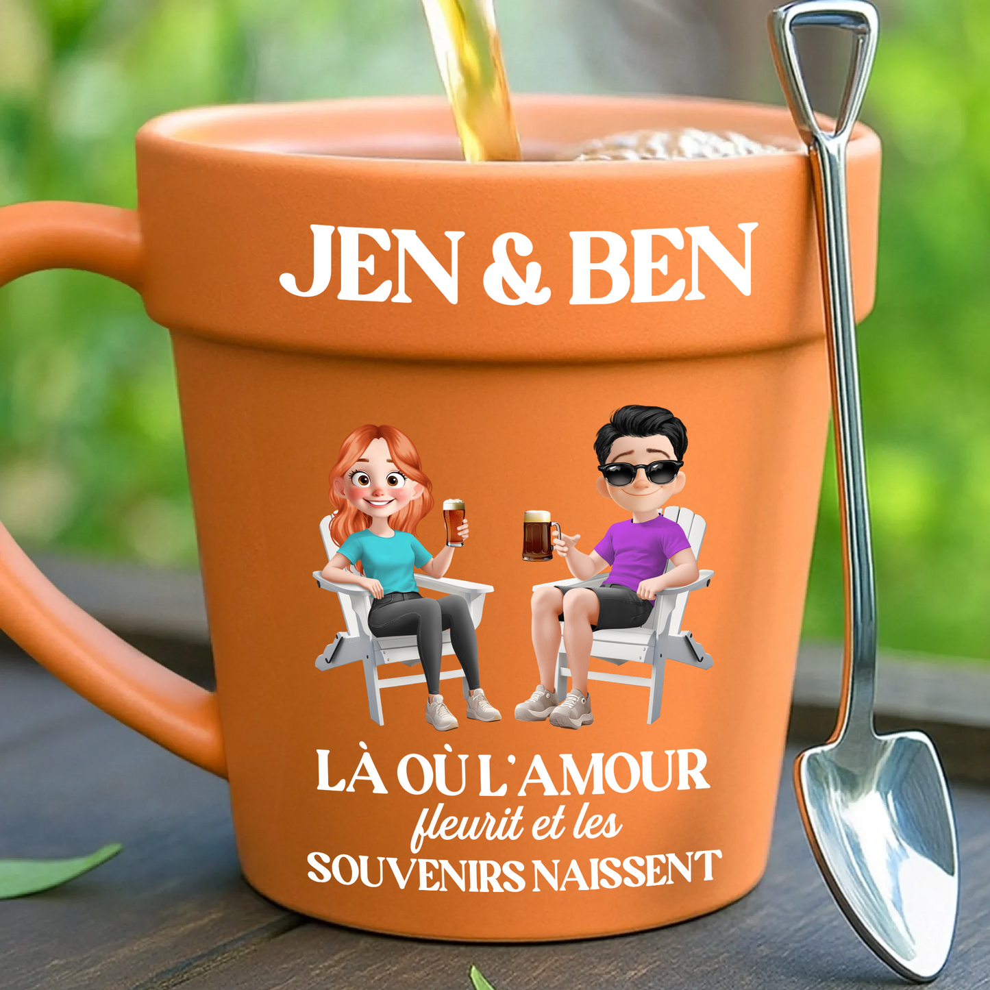Là Où L’amour Fleurit Et Les Souvenirs Naissent  – Le Cadeau Personnalisé Idéal Pour Les Amoureux Des Plantes