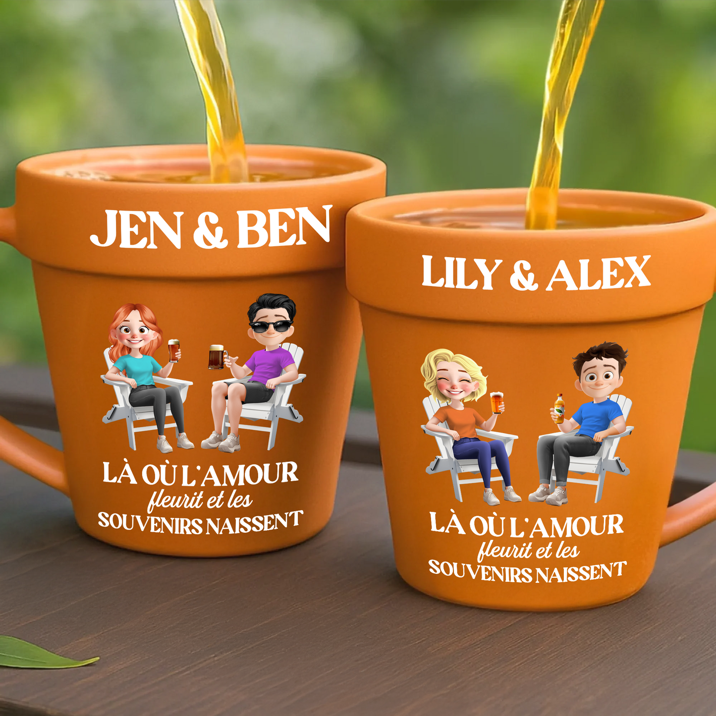 Là Où L’amour Fleurit Et Les Souvenirs Naissent  – Le Cadeau Personnalisé Idéal Pour Les Amoureux Des Plantes
