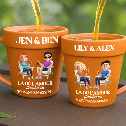 Là Où L’amour Fleurit Et Les Souvenirs Naissent  – Le Cadeau Personnalisé Idéal Pour Les Amoureux Des Plantes
