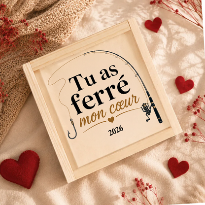 Tu As Ferré Mon Cœur – Le Cadeau Idéal pour Tous les Passionnés de Pêche