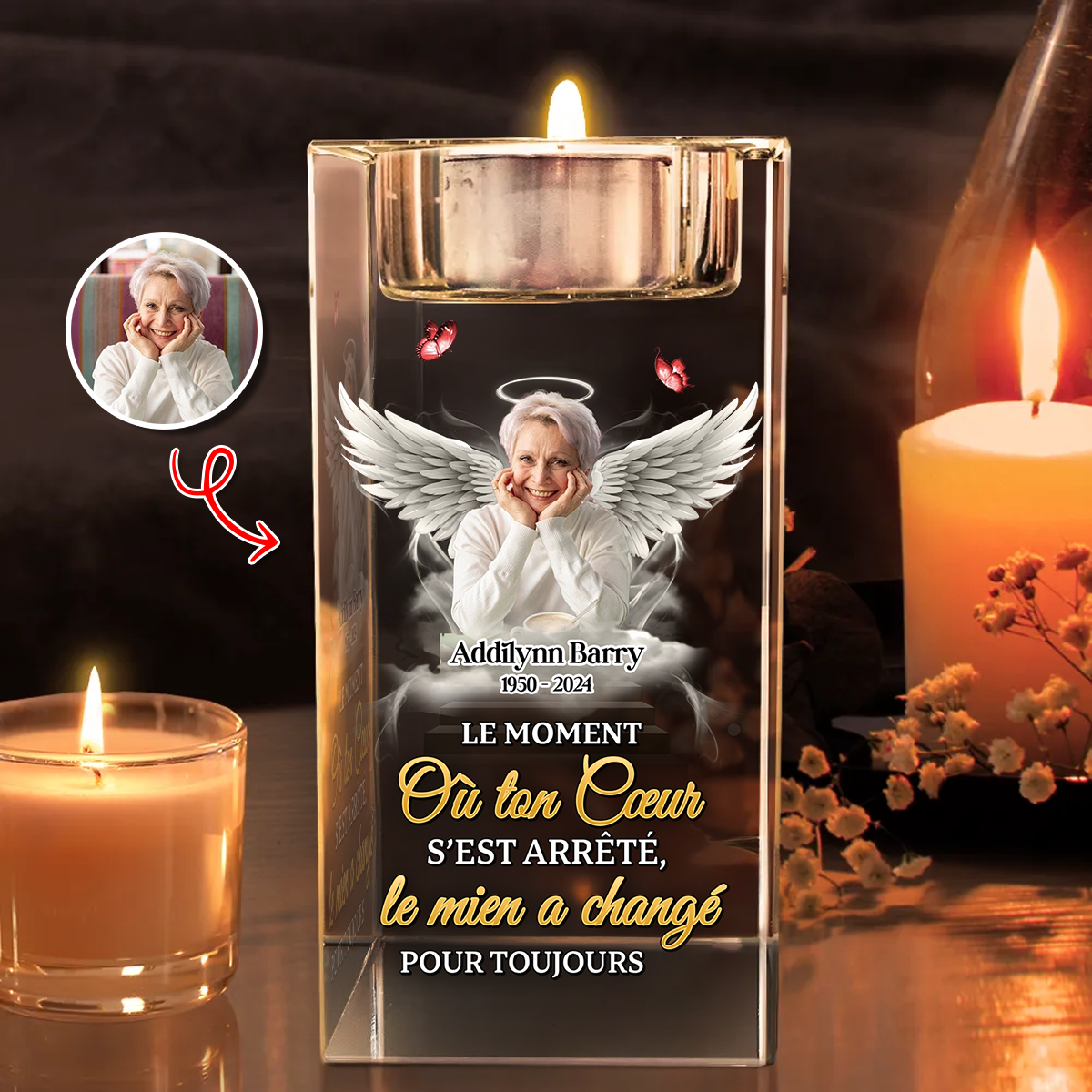 Cette Bougie Brûle En Mémoire - Toujours Dans Mes Pensées