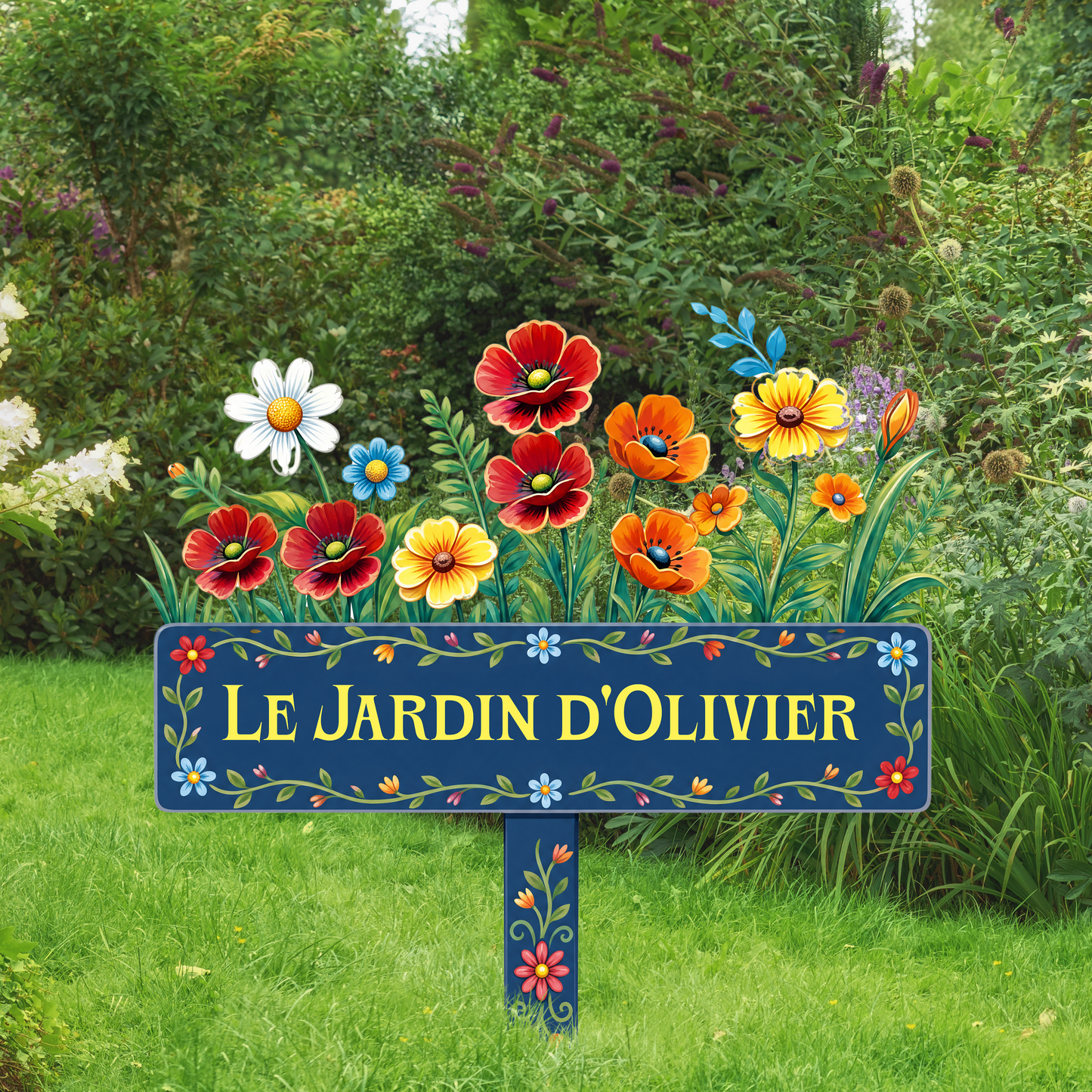 Le Jardin De - Piquet De Jardin Décoratif Personnalisé