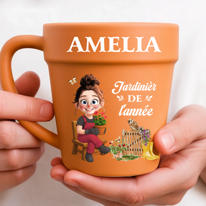 Jardinière De L'année   – Le Cadeau Personnalisé Idéal Pour Les Amoureux Des Plantes