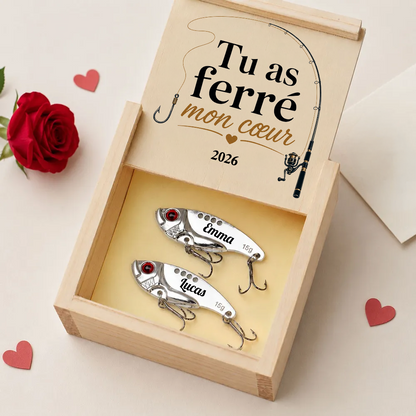 Tu As Ferré Mon Cœur – Le Cadeau Idéal pour Tous les Passionnés de Pêche