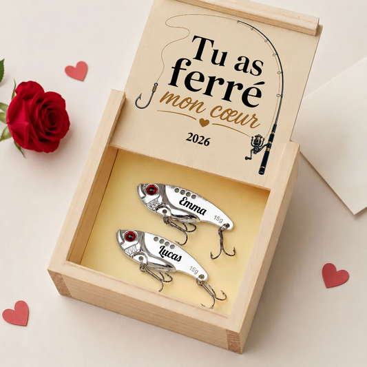 Tu As Ferré Mon Cœur – Le Cadeau Idéal pour Tous les Passionnés de Pêche