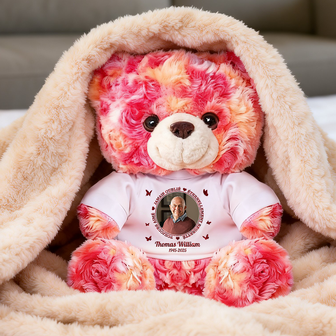 Soit Doux Comme Tes Câlins - Ours En Peluche en T-shirt Personnalisé avec Photo