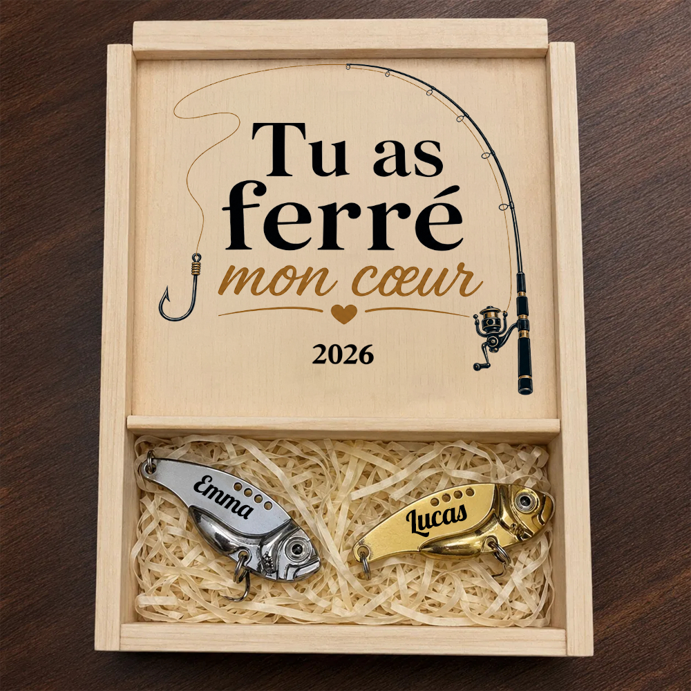 Tu As Ferré Mon Cœur – Le Cadeau Idéal pour Tous les Passionnés de Pêche