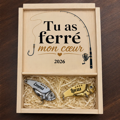 Tu As Ferré Mon Cœur – Le Cadeau Idéal pour Tous les Passionnés de Pêche