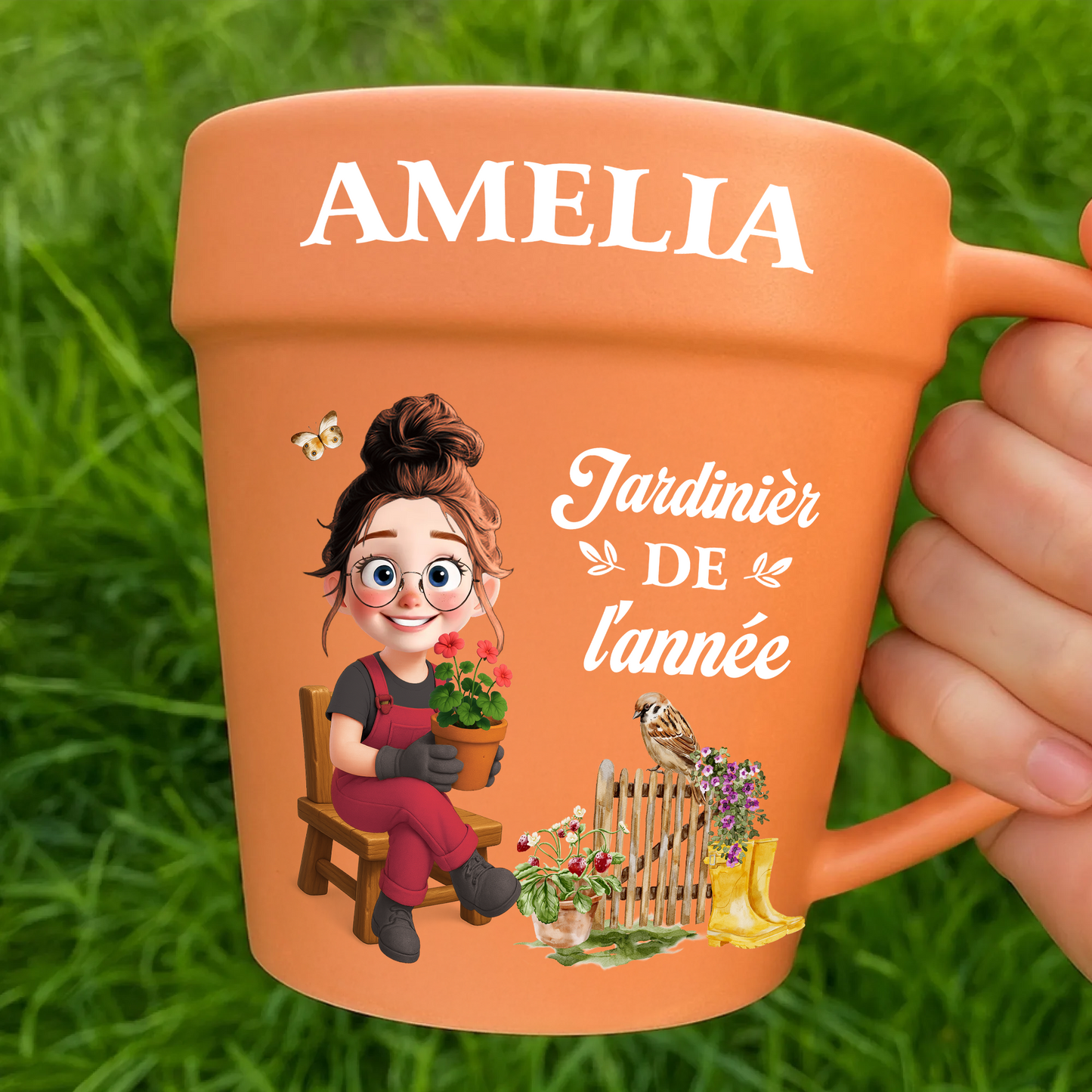 Jardinière De L'année   – Le Cadeau Personnalisé Idéal Pour Les Amoureux Des Plantes