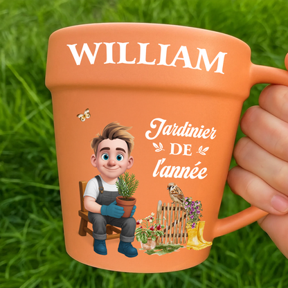 Jardinière De L'année   – Le Cadeau Personnalisé Idéal Pour Les Amoureux Des Plantes