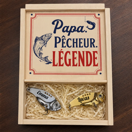 Papa. Pêcheur. Légende – Le Cadeau Idéal pour Tous les Passionnés de Pêche