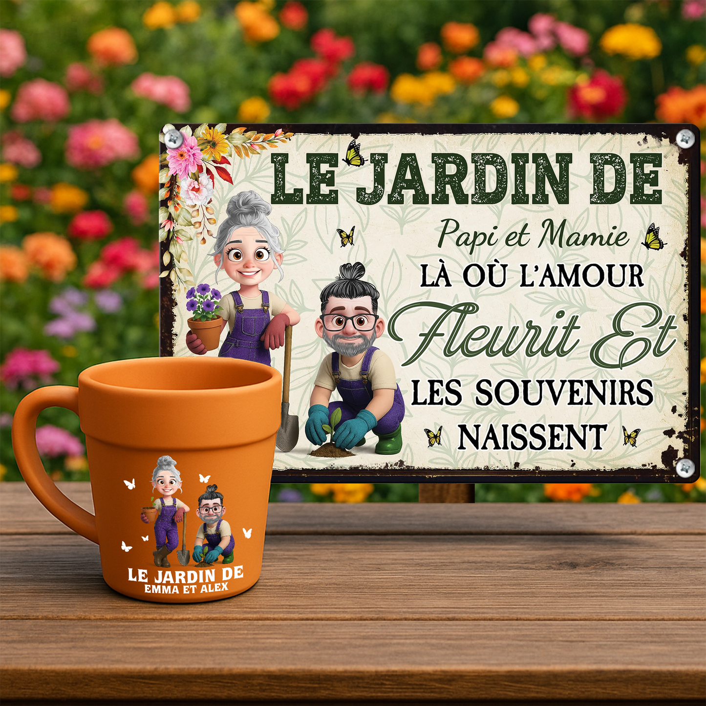 Le Jardin Couple – Le Cadeau Personnalisé Idéal Pour Les Amoureux Des Plantes