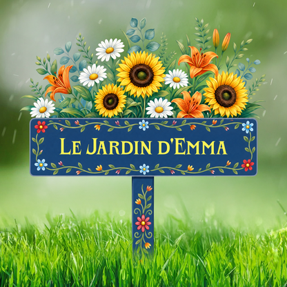 Le Jardin De - Piquet De Jardin Décoratif Personnalisé