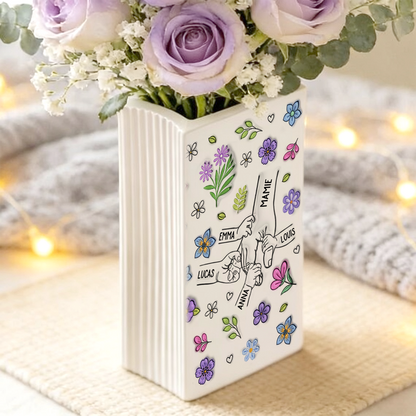 Tasse Maman Personnalisée - Vase Livre Personnalisé En Céramique