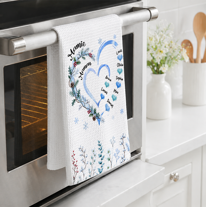 Torchon de cuisine pour grand-mère, cadeau pour les passionnées de cuisine – Torchon de cuisine personnalisé
