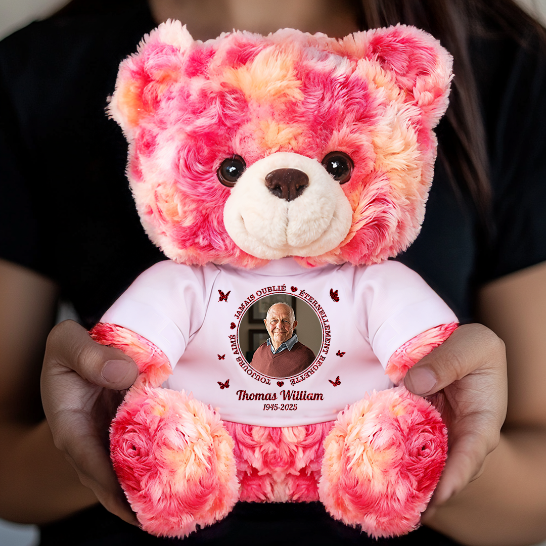 Soit Doux Comme Tes Câlins - Ours En Peluche en T-shirt Personnalisé avec Photo