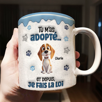 Je Fais La loi 3D Effet - Mug Personnalisé 3D Gonflé Effet Très