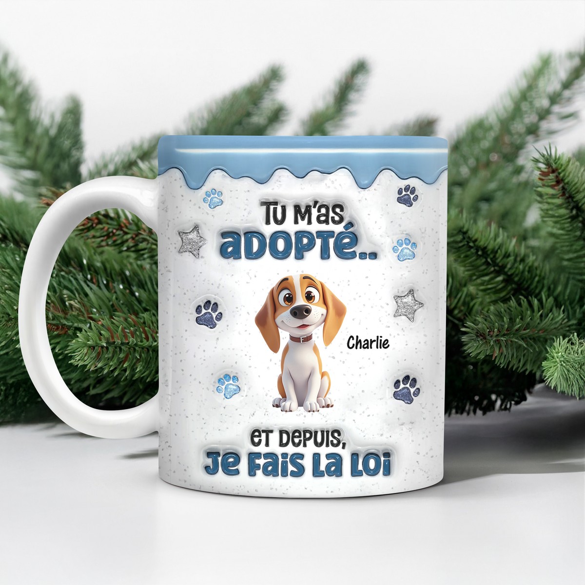 Je Fais La loi 3D Effet - Mug Personnalisé 3D Gonflé Effet Très
