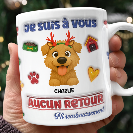 Je Suis à Vous   - Mug Personnalisé 3D Gonflé Effet
