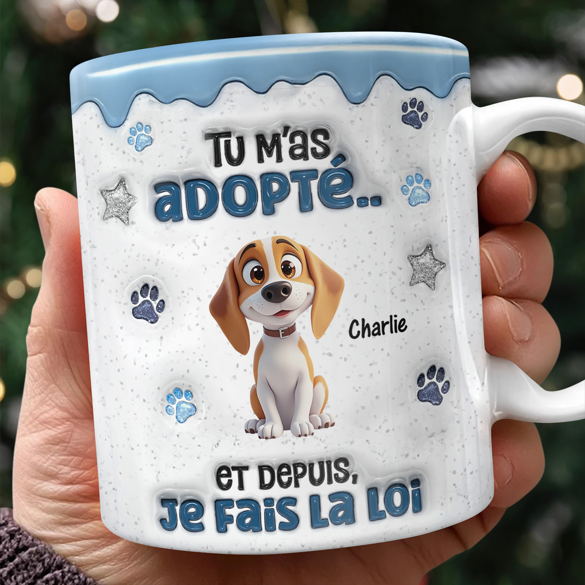 Je Fais La loi 3D Effet - Mug Personnalisé 3D Gonflé Effet Très