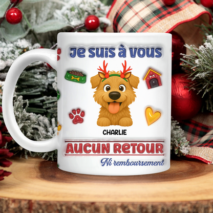 Je Suis à Vous   - Mug Personnalisé 3D Gonflé Effet