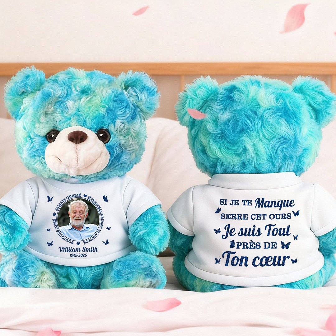 Soit Doux Comme Tes Câlins - Ours En Peluche en T-shirt Personnalisé avec Photo
