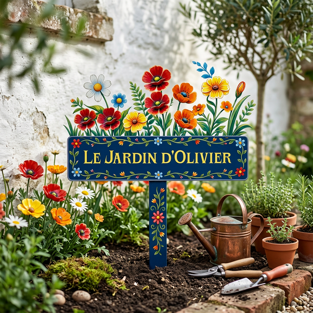 Le Jardin De - Piquet De Jardin Décoratif Personnalisé