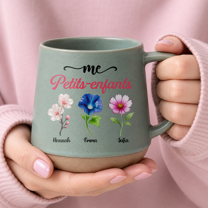 Mes Petits-Enfants – Mug à Café en Porcelaine Mate Personnalisé