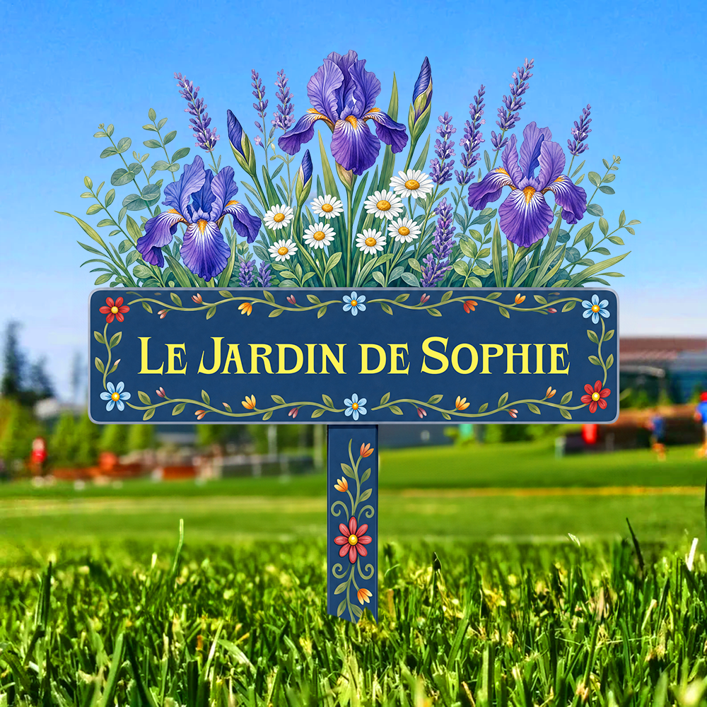 Le Jardin De - Piquet De Jardin Décoratif Personnalisé