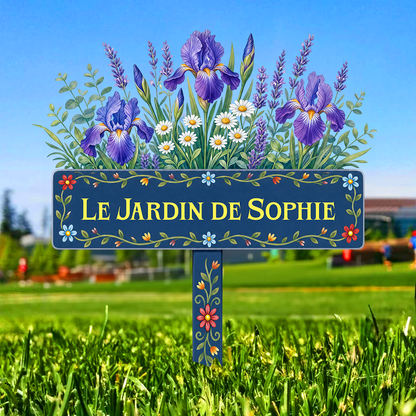 Le Jardin De - Piquet De Jardin Décoratif Personnalisé
