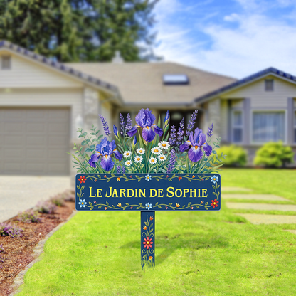 Le Jardin De - Piquet De Jardin Décoratif Personnalisé