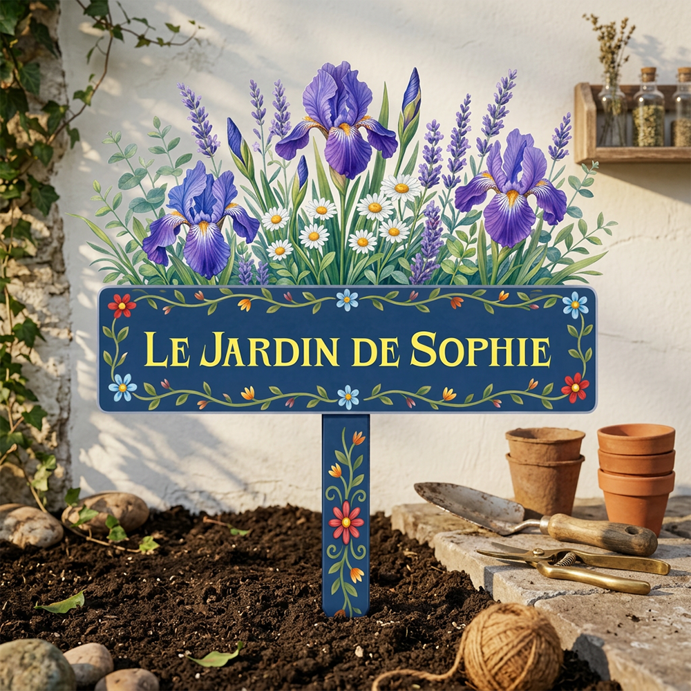 Le Jardin De - Piquet De Jardin Décoratif Personnalisé