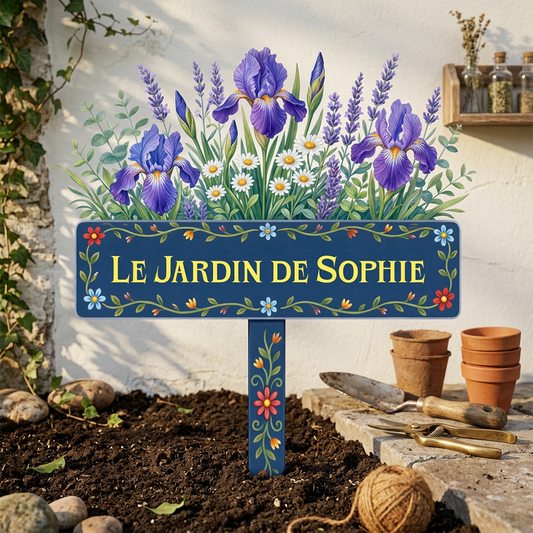 Le Jardin De - Piquet De Jardin Décoratif Personnalisé